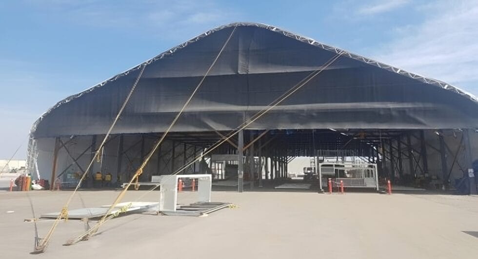 Domo Semi Curvo de Acero - Expo Espacios